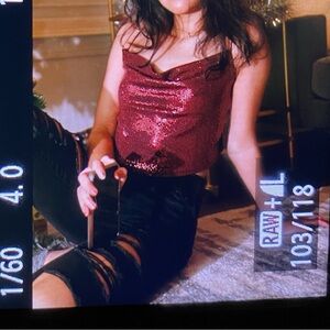 Forever 21 cowl neck top